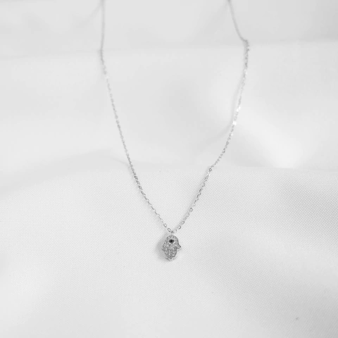 Collar Plata Mano de Fátima