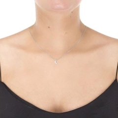Collar Plata Crescent - comprar online