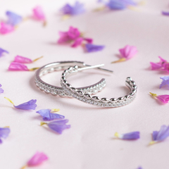 Aros Plata Minah
