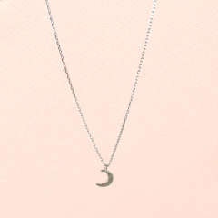 Collar Plata Crescent