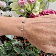 Pulsera Plata Circle - Brilla Un Deseo