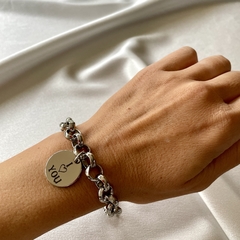 Pulsera Bañada "I Love" - comprar online
