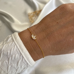 Pulsera Bañada Lotus - Brilla Un Deseo