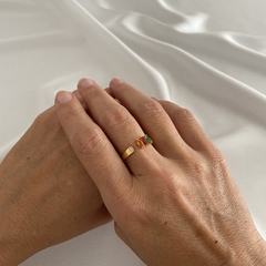 Anillo Bañado Zircón en internet