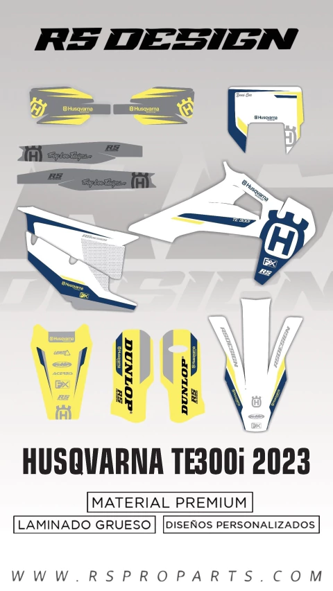 Kit gráficas husqvarna te300