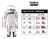 Conjunto Radikal Spirit Naranja-gris - Motocross - RS PRO PARTS