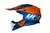 Casco ufo intrepid azul/naranja
