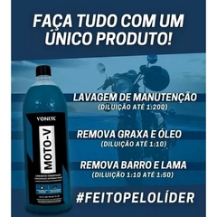 Lava Motos Concentrado MOTO-V 500ml Vonixx na internet