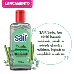 LIMPADOR PERFUMADO CONCENTRADO BAMBU SAIF 120ML