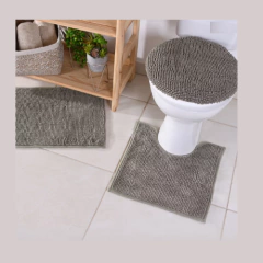 JOGO DE TAPETE BANHEIRO POPCORN 3 PECAS SORTIDO