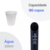 Lixeira ECO. P/ Copo Descartavel de Agua Preta na internet