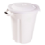 LIXEIRA EM PLASTICO 50L POLIPROPILENO TAMPA MEIA ESFERA AZUL