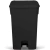 LIXEIRA COM PEDAL 100 LTS PRETO SEM RODAS - BRALIMPIA - comprar online