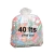 SACO DE LIXO 40 LT C/ 100 TOK LIMP - TRANSPARENTE 50 X 60 CM