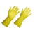 LUVA LATEX VERNIZ SILVER G AMARELA
