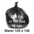 SACO DE LIXO 300 LT C/ 100 TOK LIMP - PRETO MAIOR 125X135 CM