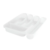 PORTA TALHERES SEM TAMPA COR BRANCO OU PRETO