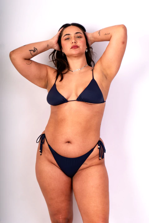 CALCINHA LACINHO AZUL MARINHO