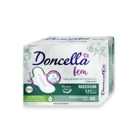 Doncella fem incontinencia médium con alas ×8