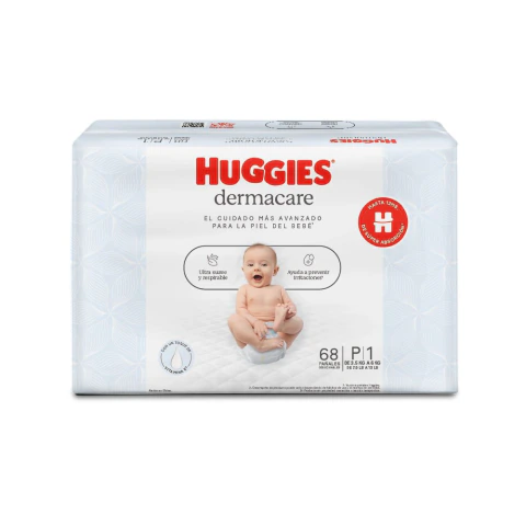 Huggies Dermacare P ×68 unid.