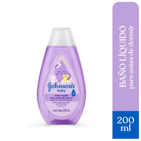Baño liquido Johnson's para antes de dormir ×200ml