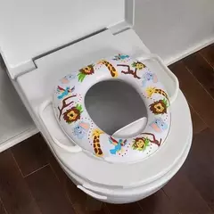 Reductor de inodoro Loopi acolchado con clip y manijas