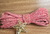 Cordão Rígido 6mm - Cru/Vermelho