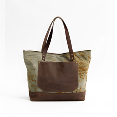 Tote Casa Florece Oxido & Yerba - comprar online