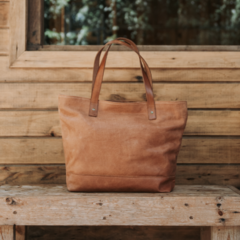 Tote Casa Florece Camel Oxido - comprar online