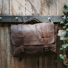 Messenger Bag Chocolate - Volga Studio