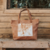 Tote Casa Florece Camel Oxido