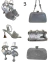 COMBO ADELE PRATA (Sandália + Bolsa) - loja online