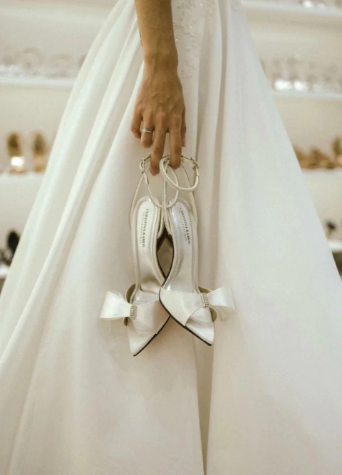 SANDÁLIA HAZEL NOIVA LAÇO - comprar online