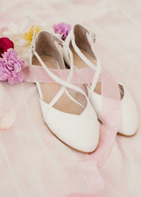 FLAT ANGELA NOIVA - comprar online