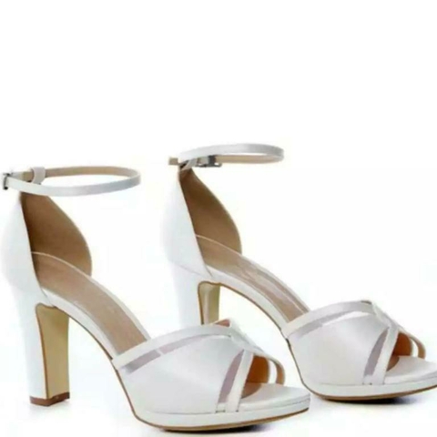 SANDÁLIA CHARLOTTE CETIM NOIVA - comprar online