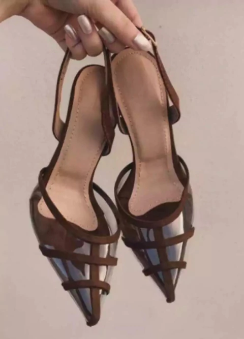 SCARPIN MORIAH TRANSPARENTE - comprar online