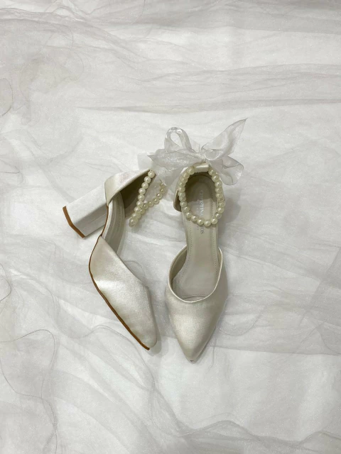 SCARPIN AUDREY NOIVA -Pronta Entrega - comprar online