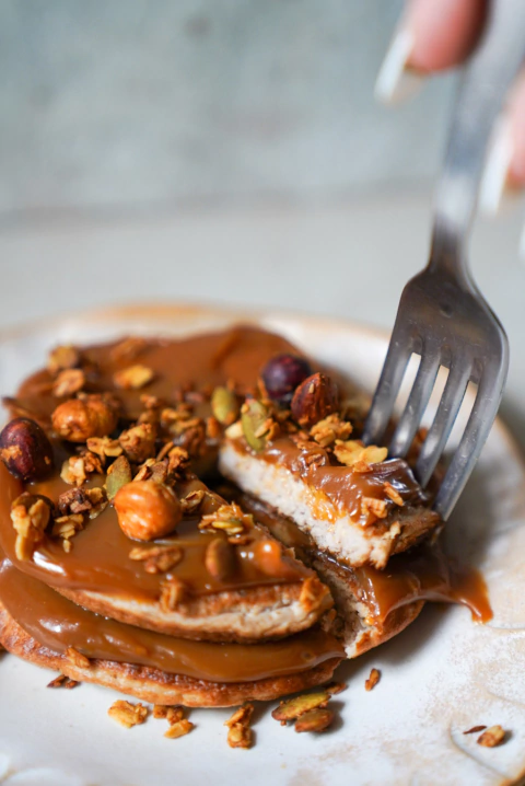 PANCAKES DE AVENA, BANANA Y COCO (6u)