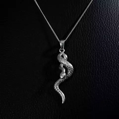 Collar Dije Serpiente Hombre - comprar online
