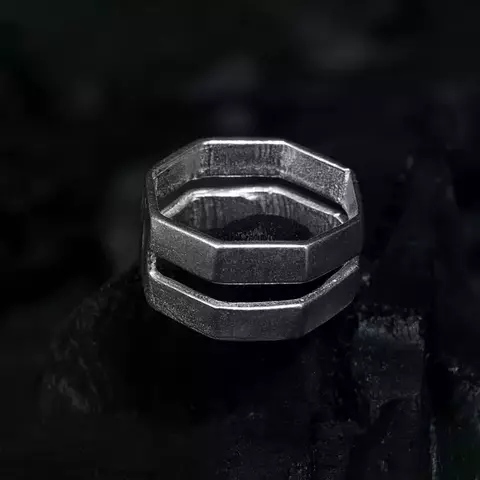 Anillo Hexágono Hombre - comprar online