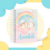 Livro do Bebê + Caderneta de Vacinação - Arco íris Menina Afetivo 03 - Art Plena - Papelaria Personalizada