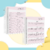 Caderneta de vacinas personalizada Floral 2 - Art Plena - Papelaria Personalizada