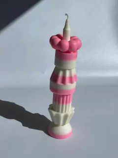 Vela Blocos Duas Cores - comprar online