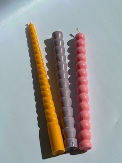 Vela Castiçal Bolinhas - comprar online