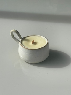 Vela Aromática Cerâmica Castiçal