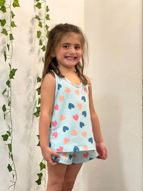 Pijama nena Corazones Dolcisima Art. 1339NL