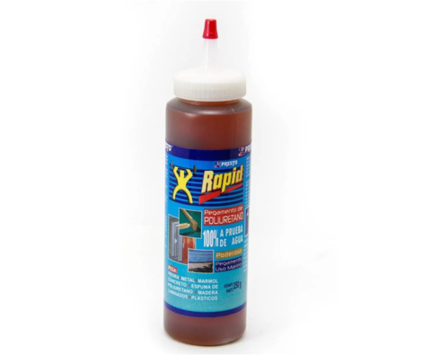 Pegamento De Poliuretano 100% A Prueba De Agua Presto Rapid-Frasco 250Grs