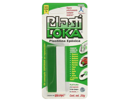 Plastiloka EpÂ—xica Plastiloka Verde 20 Gr Kola Loka