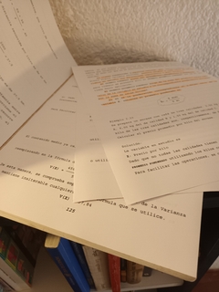 Estadistica (usado, hojas sueltas, completo, subrayado con fluo) - M. G. Sotello - Charlemosdelibros