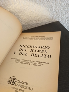 Diccionario del hampa y del delito (usado) - Raul T. Escobar - Charlemosdelibros